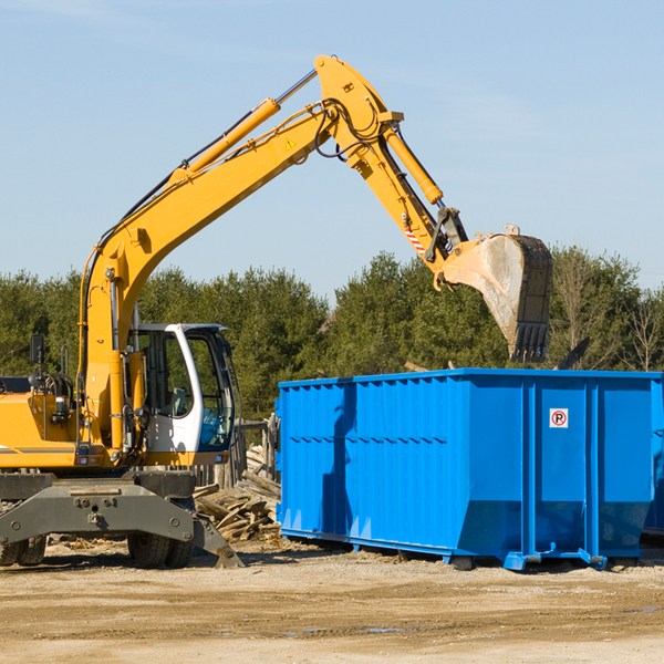 can i request a rental extension for a residential dumpster in Bruce